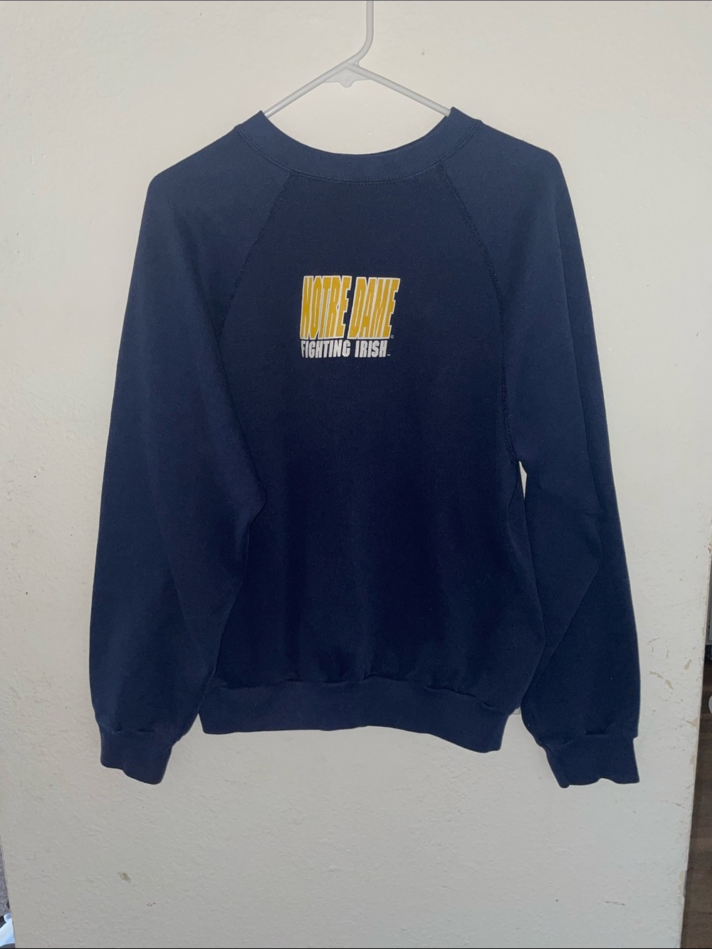 Rare Vintage Early 90’s Notre Dame "Attitude Is A Five Letter Word" Crewneck